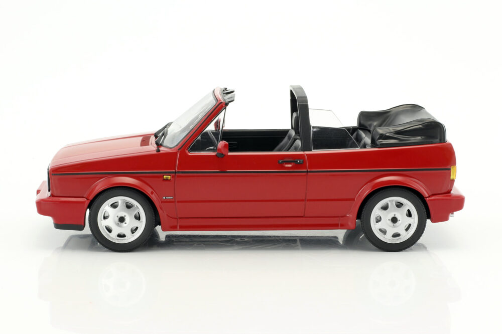 Volkswagen VW Golf I Cabriolet "Erdbeerkörbchen" Baujahr 1992 rot 1:18 Norev