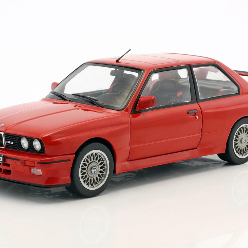 BMW M3 E30 Baujahr 1990 rot 1:18 Solido