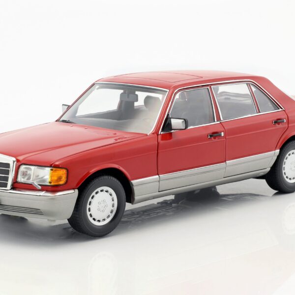 Mercedes-Benz 560 SEL W126 Baujahr 1987 rot 1:18 Norev