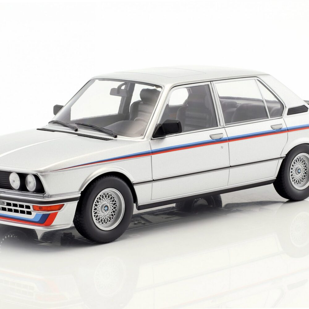 BMW M535i E12 Baujahr 1980 silber metallic 1:18 Norev