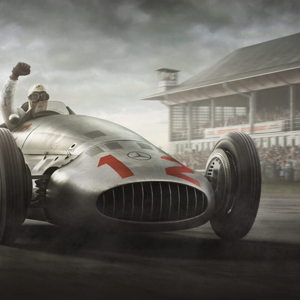 Mercedes Silberpfeil Nürburgring 1939 Caracciiola