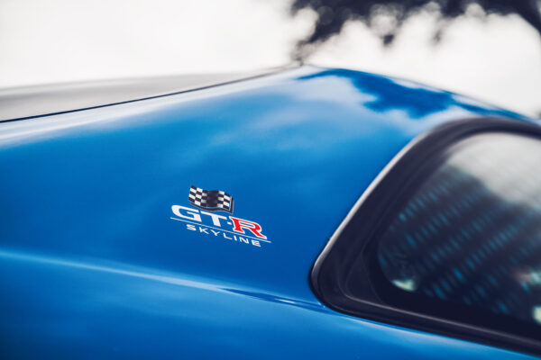 GTR Logo auf einem blauen Fahrzeug