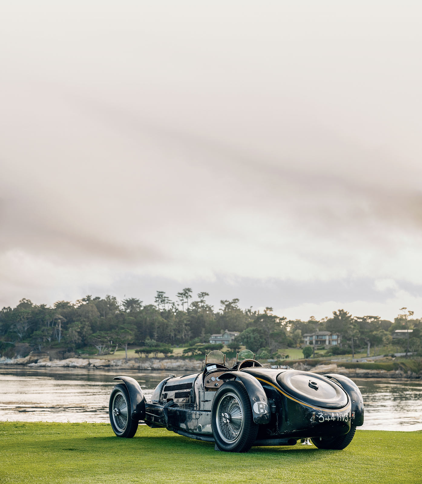 Bugatti Typ 59 beim Einsatz auf dem Rundkurs