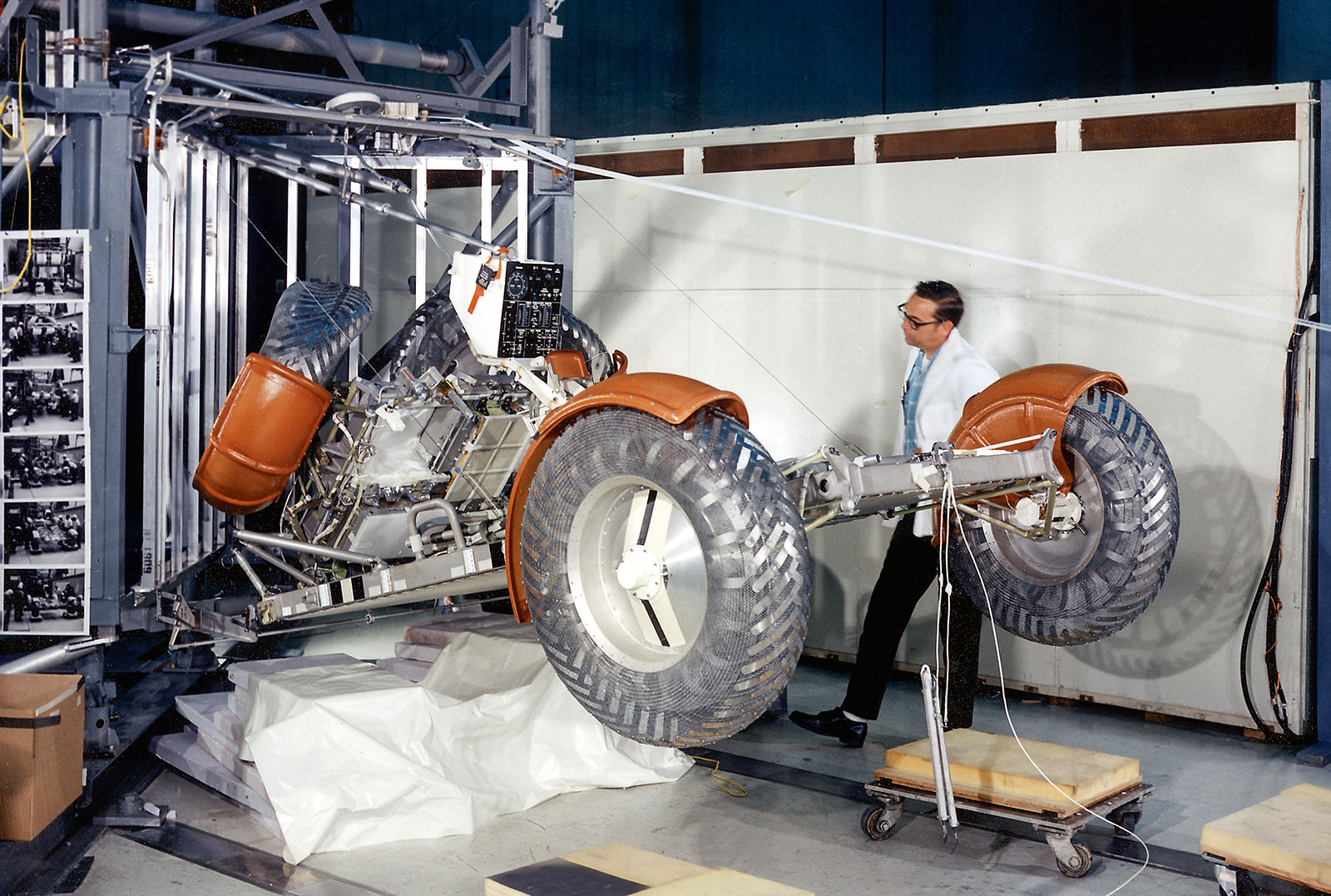 Konstuktion des Lunar Rover