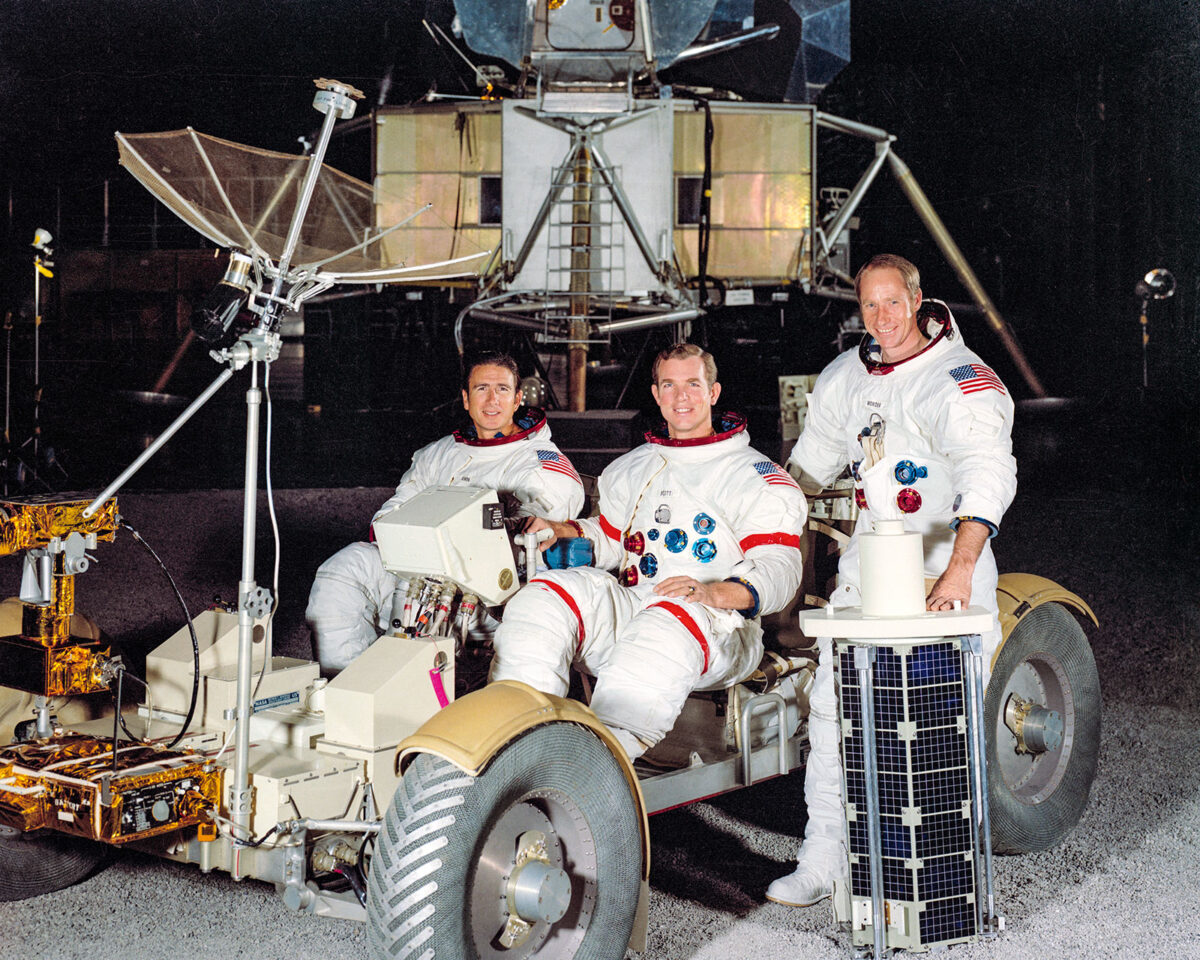 Raumfahrtmission mit dem Lunar Rover