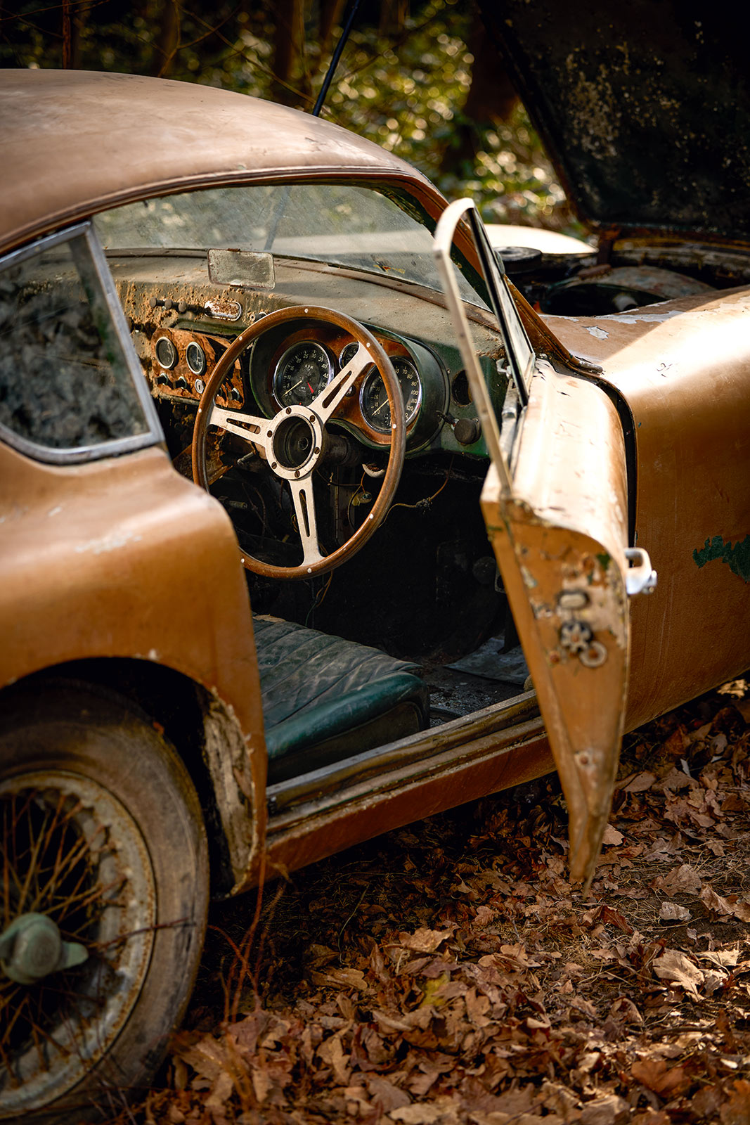 Detailbild Lenkrad des AC Aceca