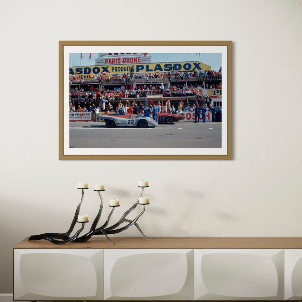 Steve McQueen "LeMans" Fineart-Print #14 90x60cm - limitiert, individuell handgefertigt