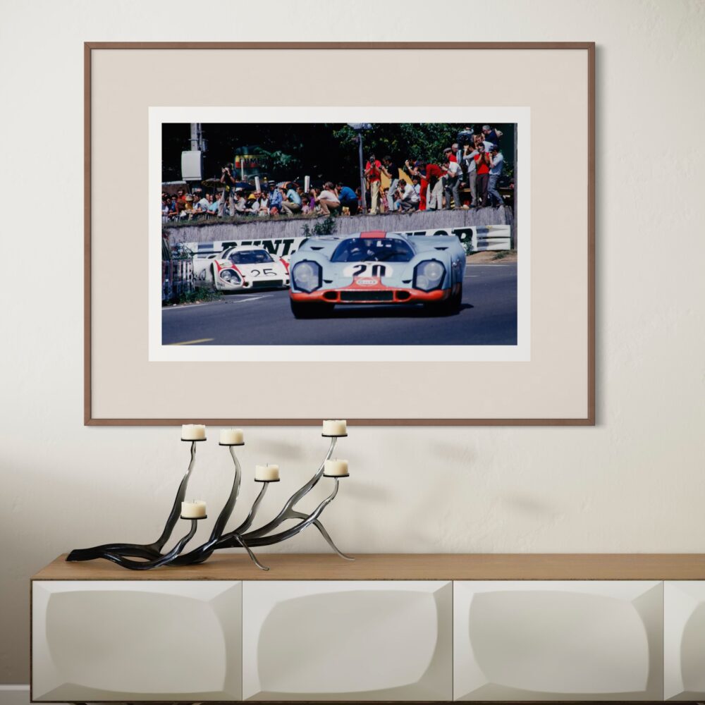 Steve McQueen "LeMans" Fineart-Print #11 90x60cm - limitiert, individuell handgefertigt