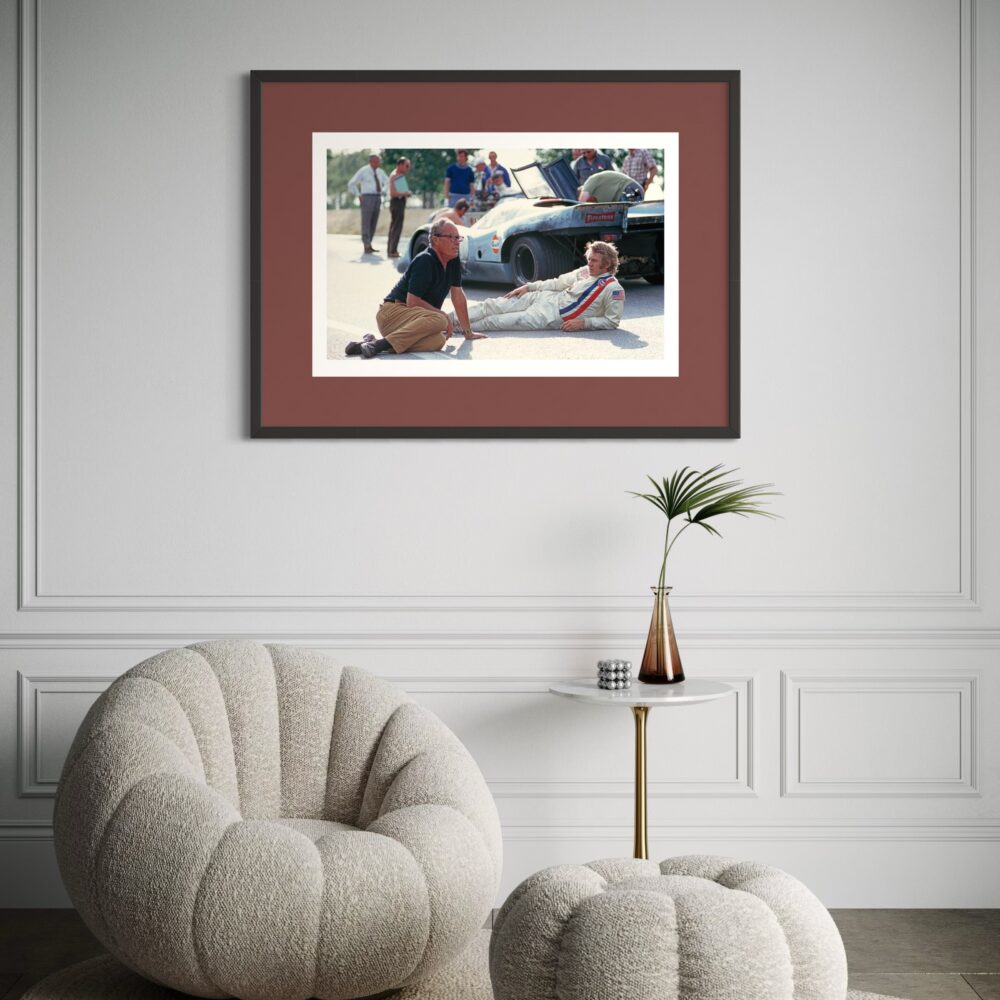 Steve McQueen "LeMans" Fineart-Print #27 90x60cm - limitiert, individuell handgefertigt