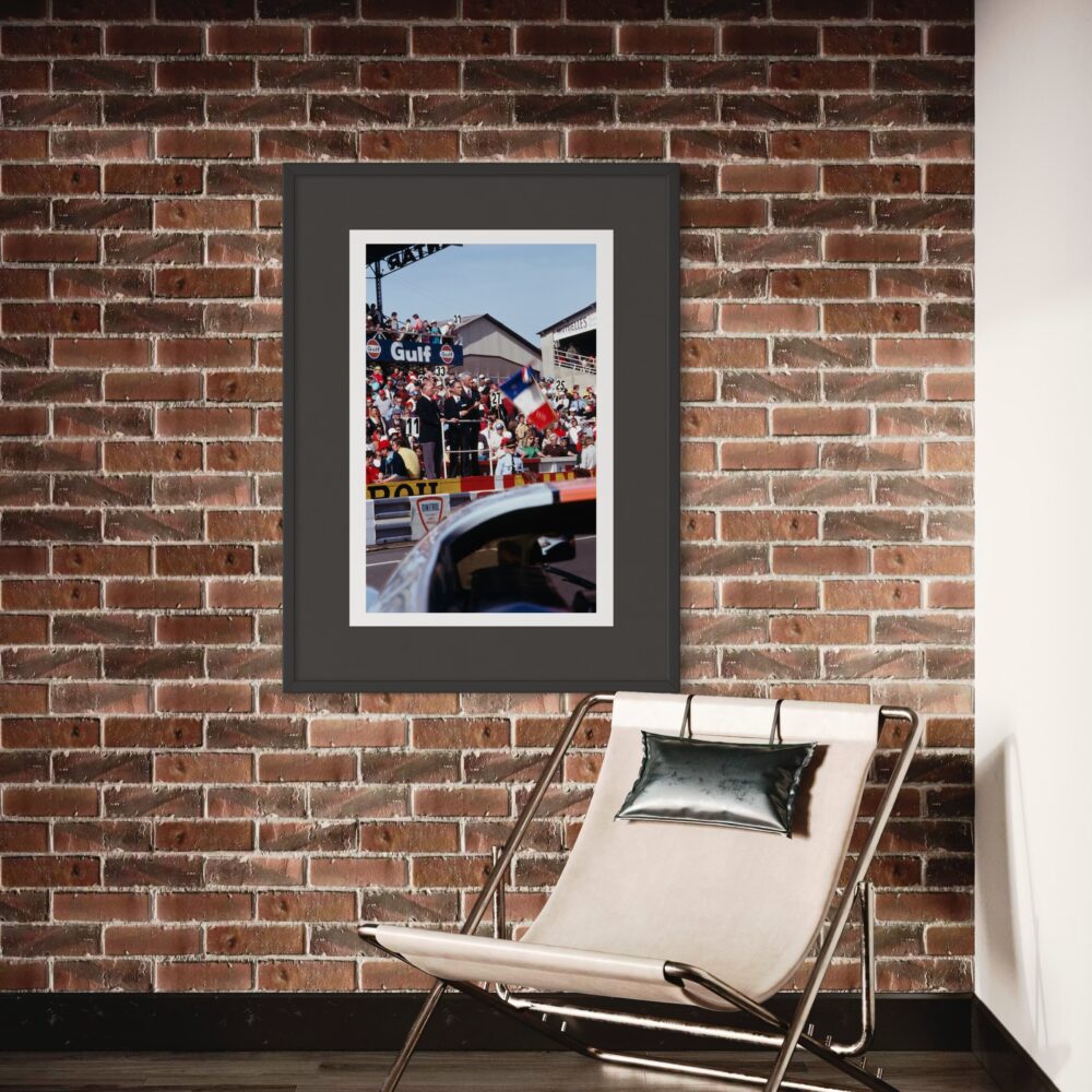 Steve McQueen "LeMans" Fineart-Print #08 90x60cm - limitiert, individuell handgefgertigt