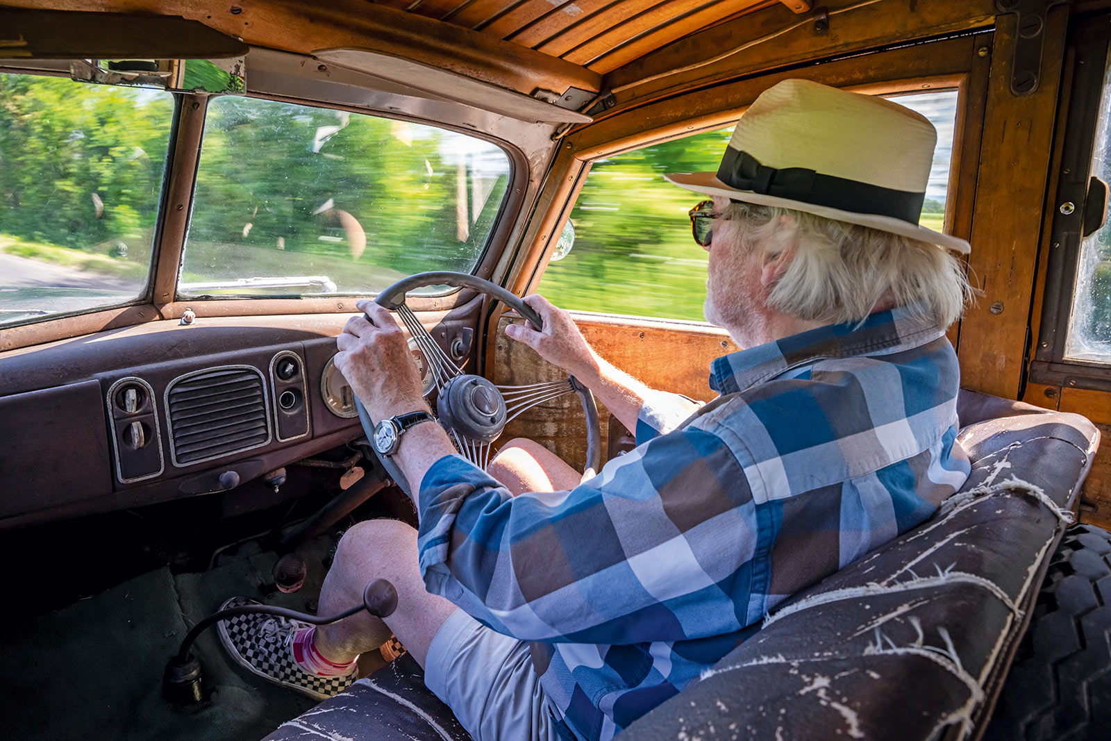 Originaler Ford „Woodie“ mit Patina und unberührter Lackierung