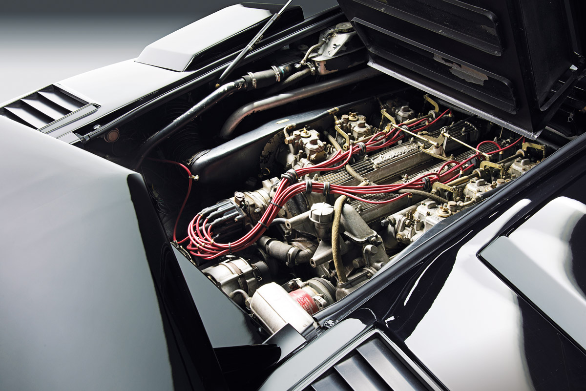 V12-Motor des Lamborghini Countach