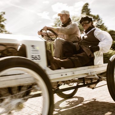 Opel-Rennwagen von 1903 bei der Kronprinz-Wilhelm-Rasanz