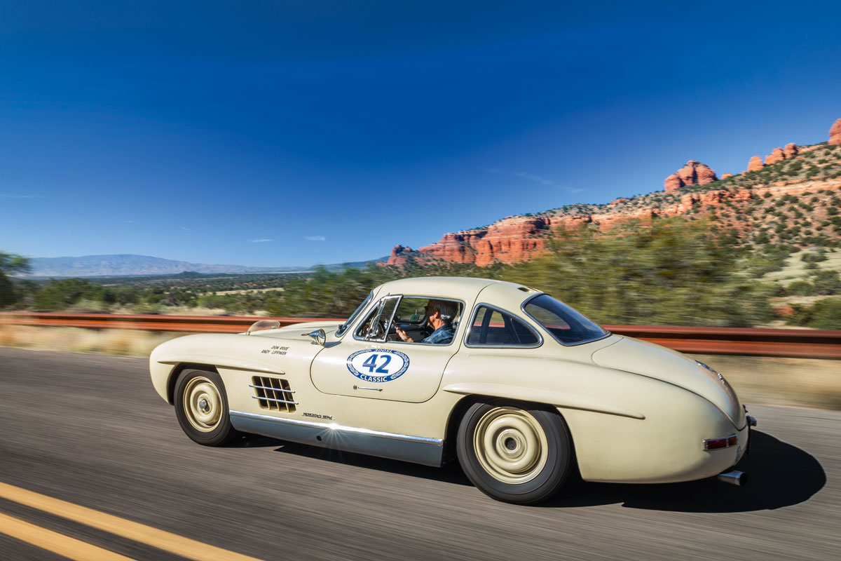 #42, Mercedes-BGenz, 300SL, Flügeltürer, Arizona, Rallye