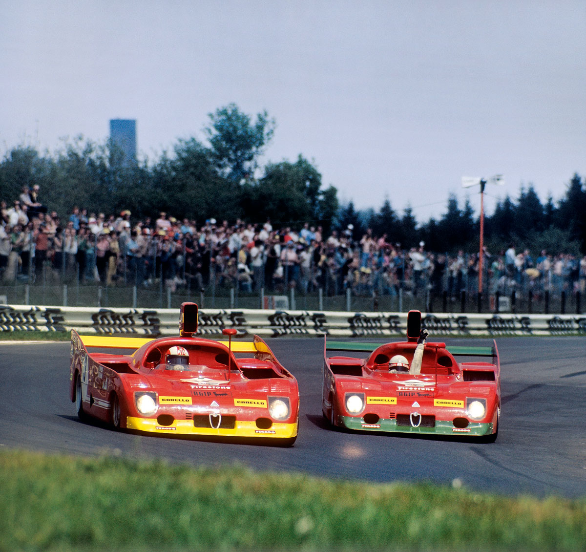 #38, Alfa Romeo, Tipo 33 TT12, Marken-WM, Derek Bell, Arturo Merzario, Nanni Galli