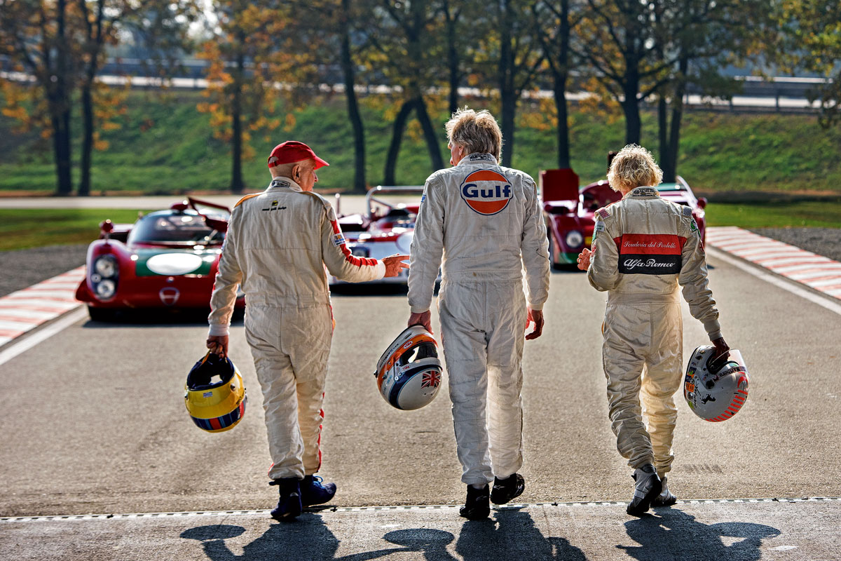 #38, Alfa Romeo, Tipo 33 TT12, Marken-WM, Derek Bell, Arturo Merzario, Nanni Galli