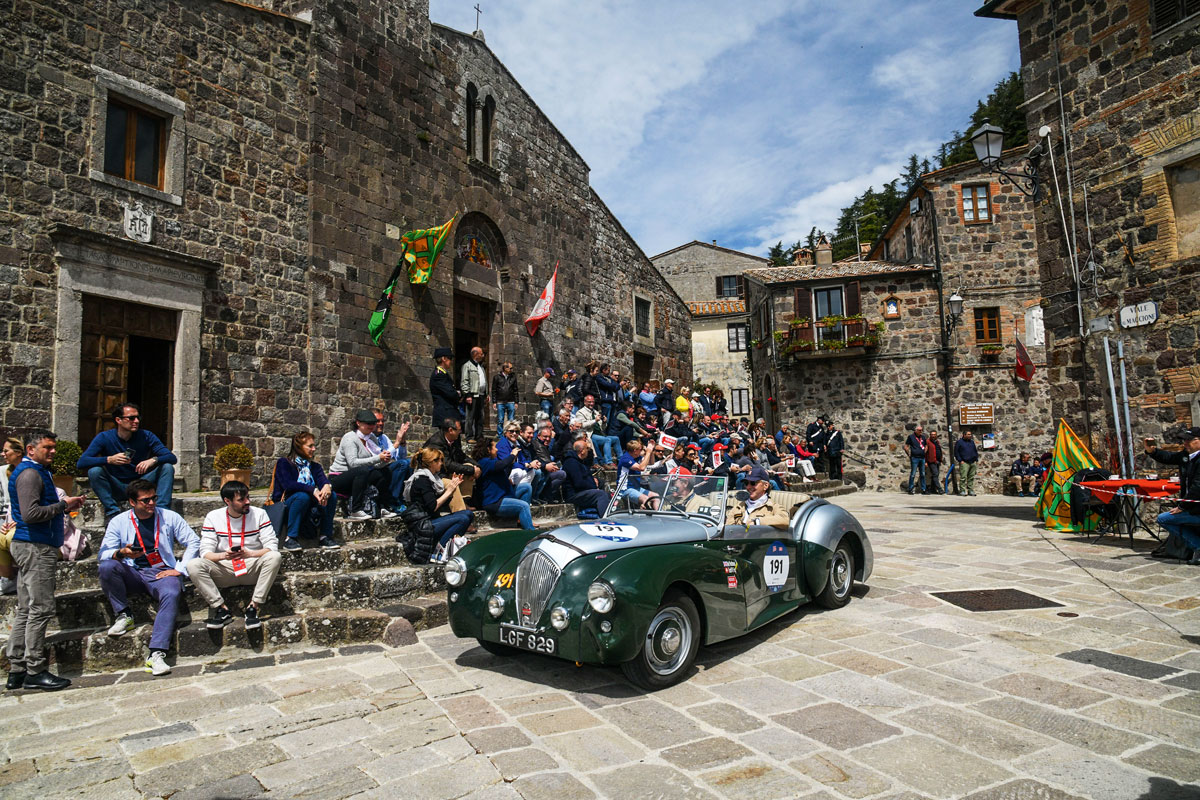 #42, Mille Miglia, Gabriele Spangenberg, Jaguar XK 140, Claudia Hürtgen