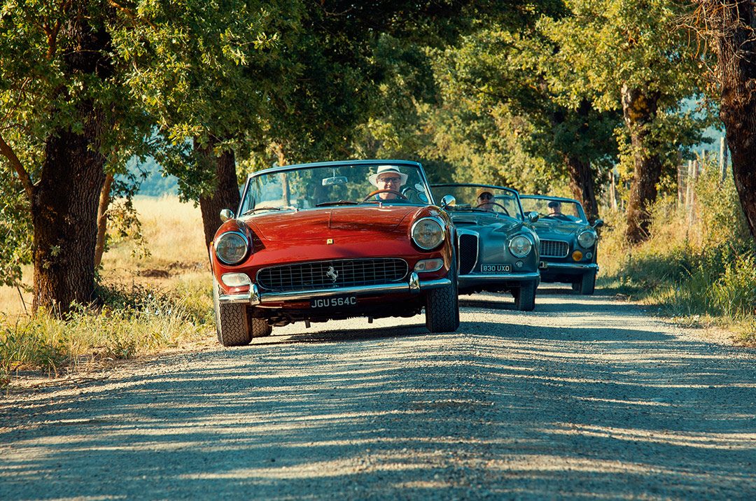 #43, Toscana, Maserati 3500 GT Spyder, Ferrari 275 GTS, Lancia B24S Convertible