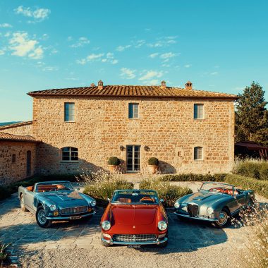 #43, Toscana, Maserati 3500 GT Spyder, Ferrari 275 GTS, Lancia B24S Convertible