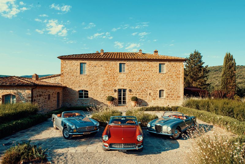#43, Toscana, Maserati 3500 GT Spyder, Ferrari 275 GTS, Lancia B24S Convertible