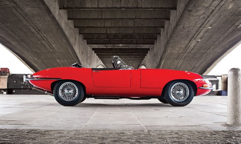 Jaguar, E-Type, #23, London, Cabrio