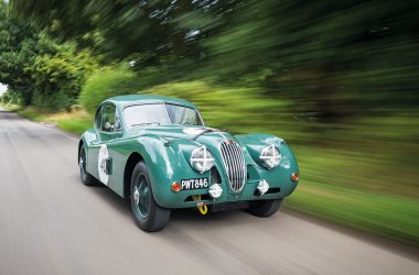 #28, Jaguar, XK140 DHC, Rennwagen, Le Mans