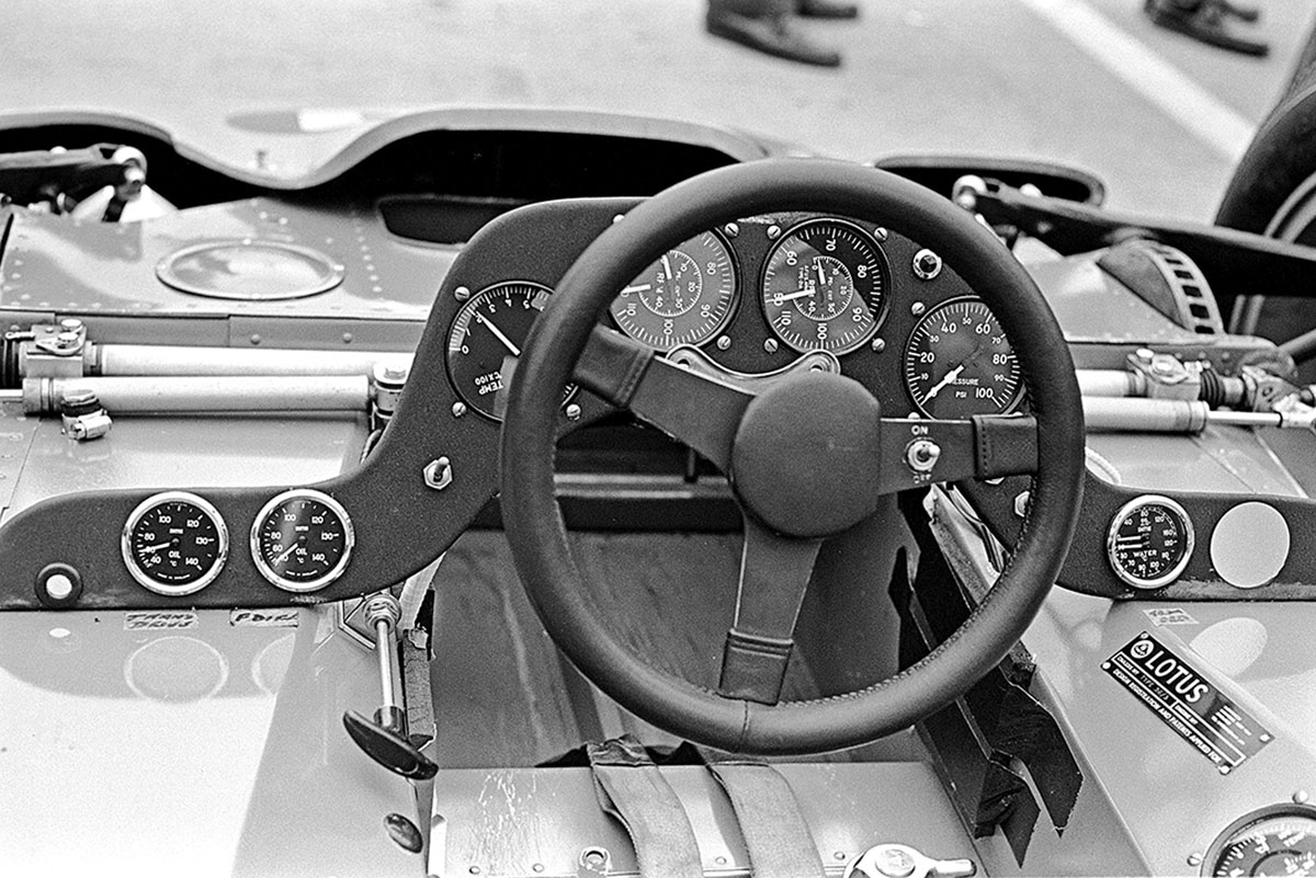 Gasturbine, Lotus, Typ 56, Cockpit, Graham Hill