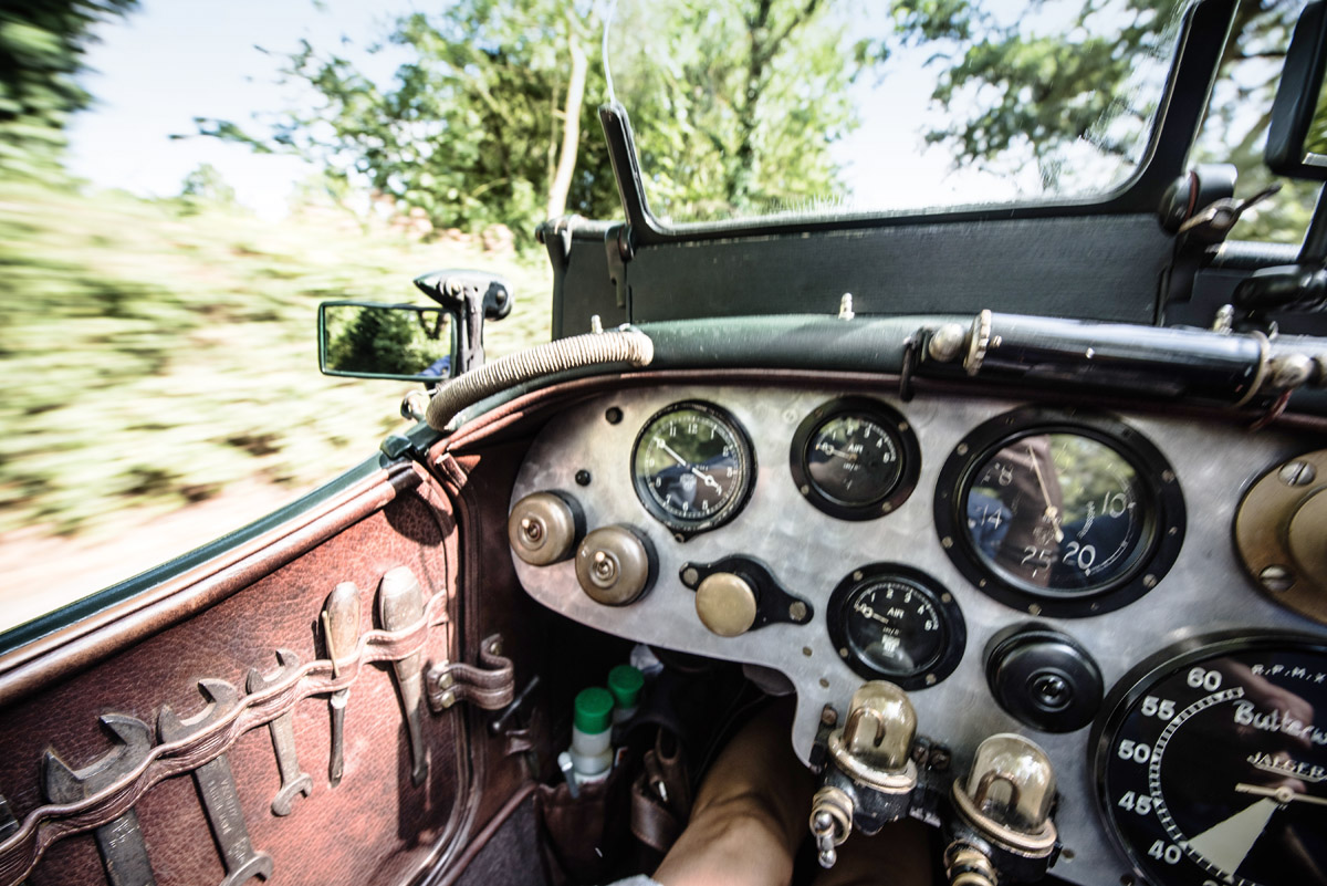 Cockpit eines Bentleys