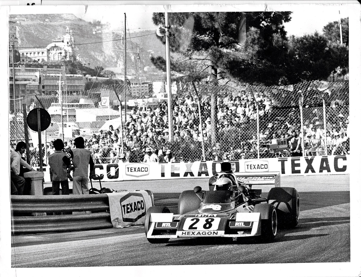 Scoring First Point For Sixth At 1974 Monaco GP, Hexagon Brabham BT44
