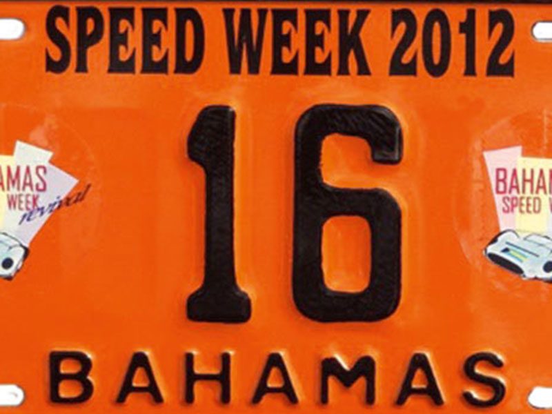 Schild zum Nassau Speedweek Revival