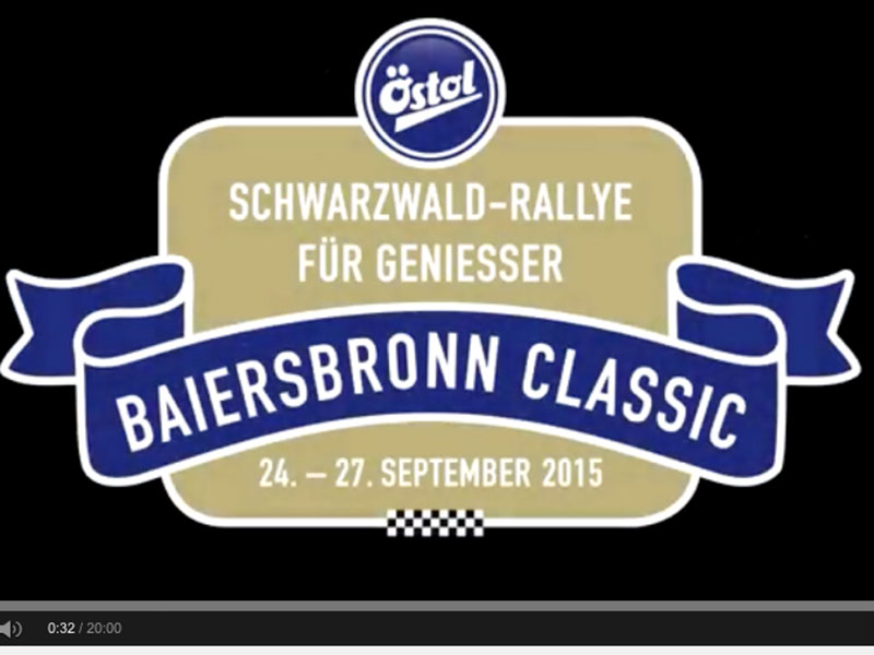 Teilnehmende Fahrzeuge der Baiersbronn Classic