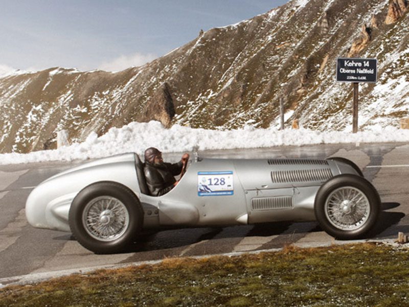 Mercedes-Benz W 125 zurück auf dem Großglockner