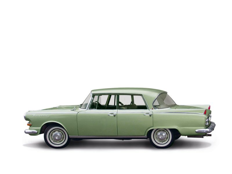 Borgward P100 im Seitenprofil