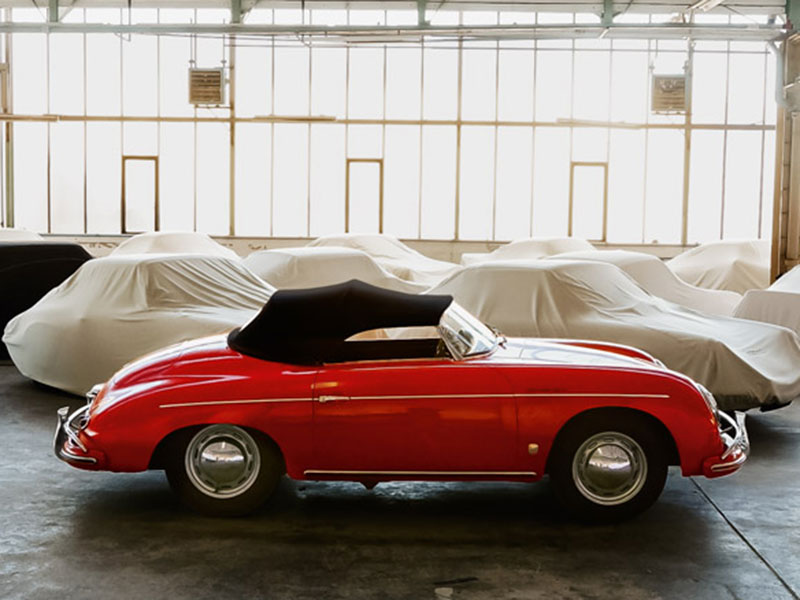 Porsche 356 Speedster stehend