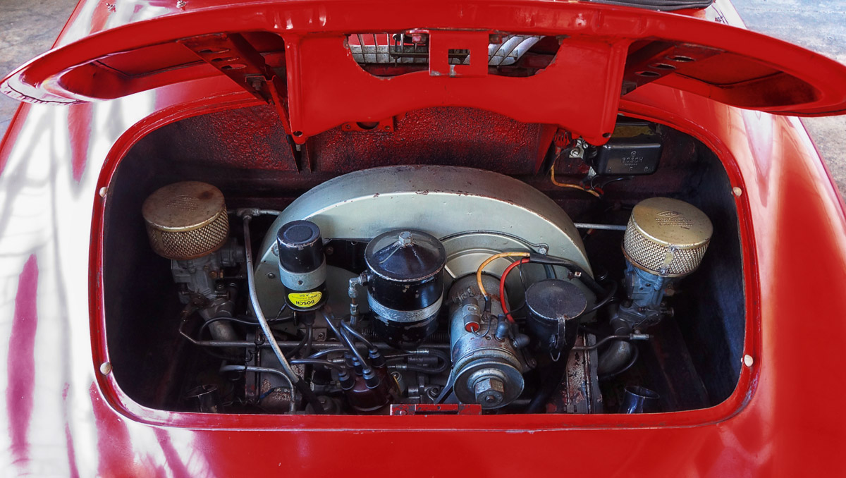 Motor des Porsche 356 Speedster