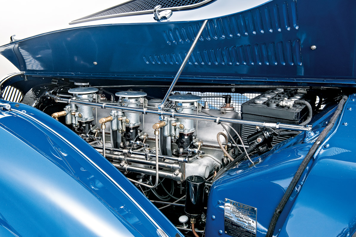 Motor des Talbot-Lago T150C SS