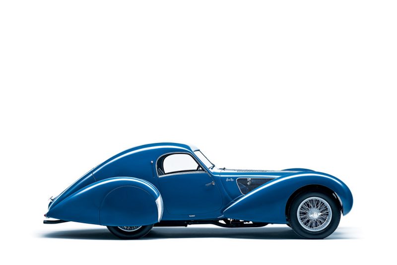 Talbot-Lago im Seitenprofil