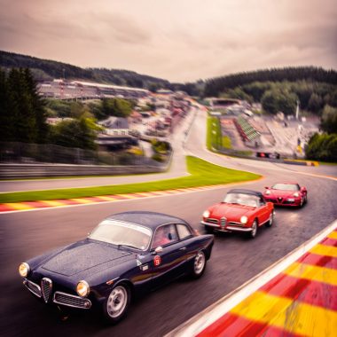 Alfa Romeo Giulietta und 4C auf der Rennstrecke