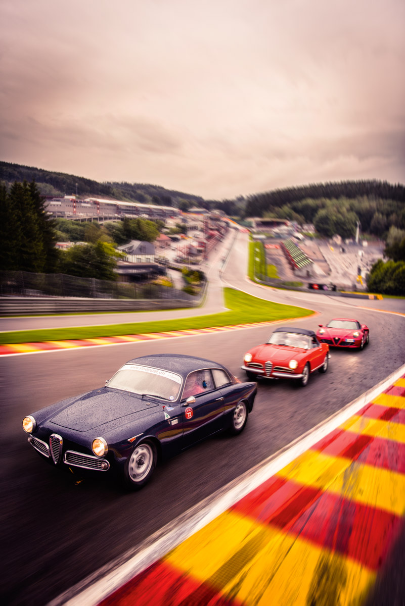 Alfa Romeo Giulietta und 4C auf der Rennstrecke