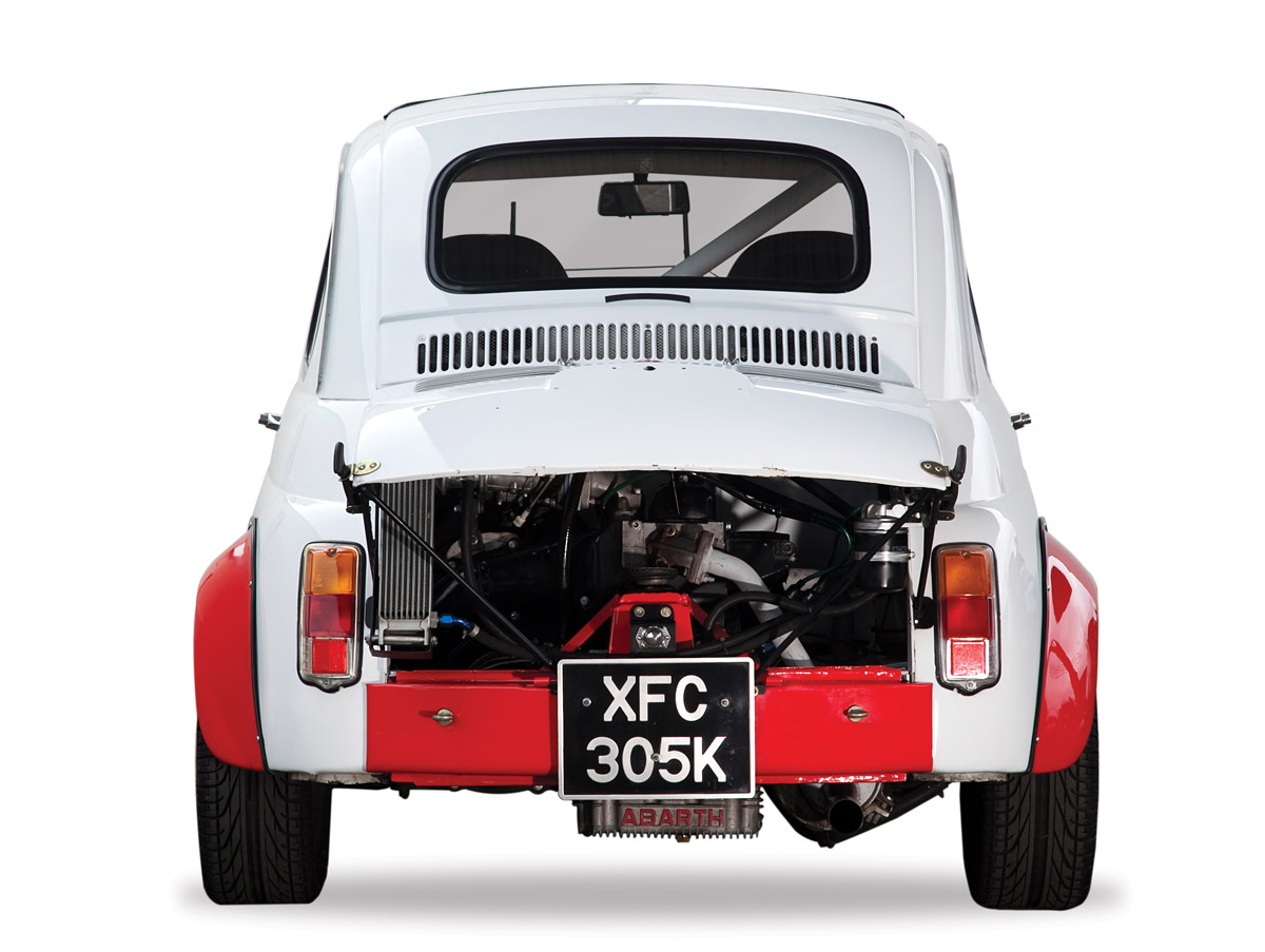 Details eines Fiat 695 Abarth