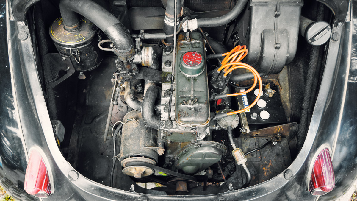 Motor des Renault 4CV