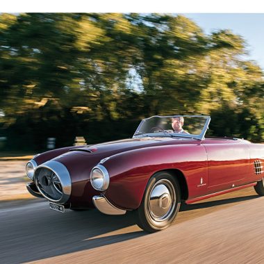 Lancia Aurelia Spider fahrend