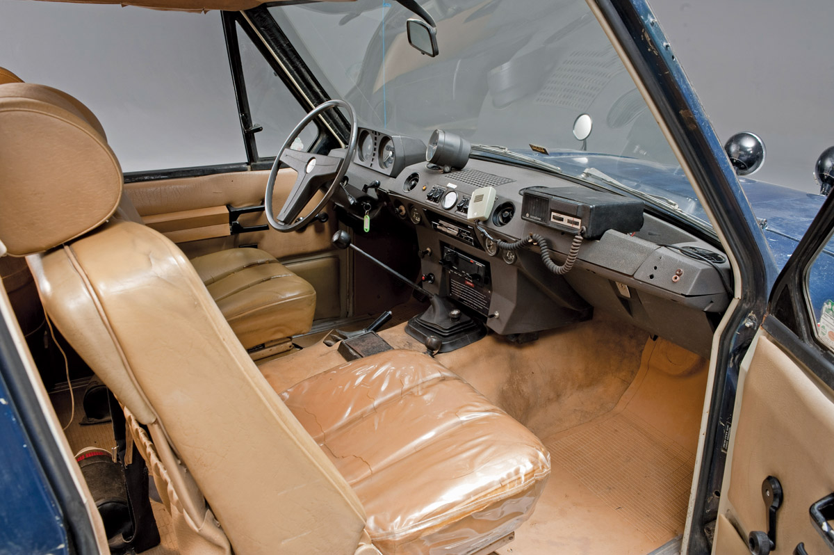 Range Rover der Panamericana 1972, Außenansicht und Cockpit