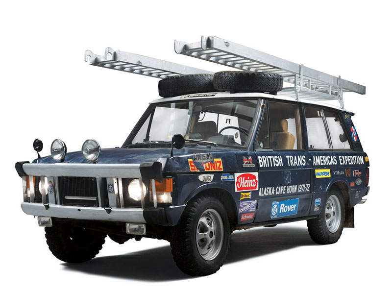 Range Rover mit Ausrüstung für die Panamericana