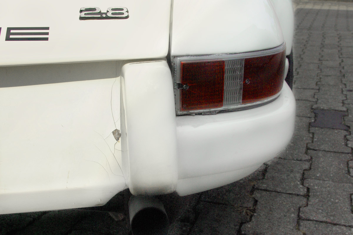 Heckdetail des Porsche 911 RSR Spezifikation