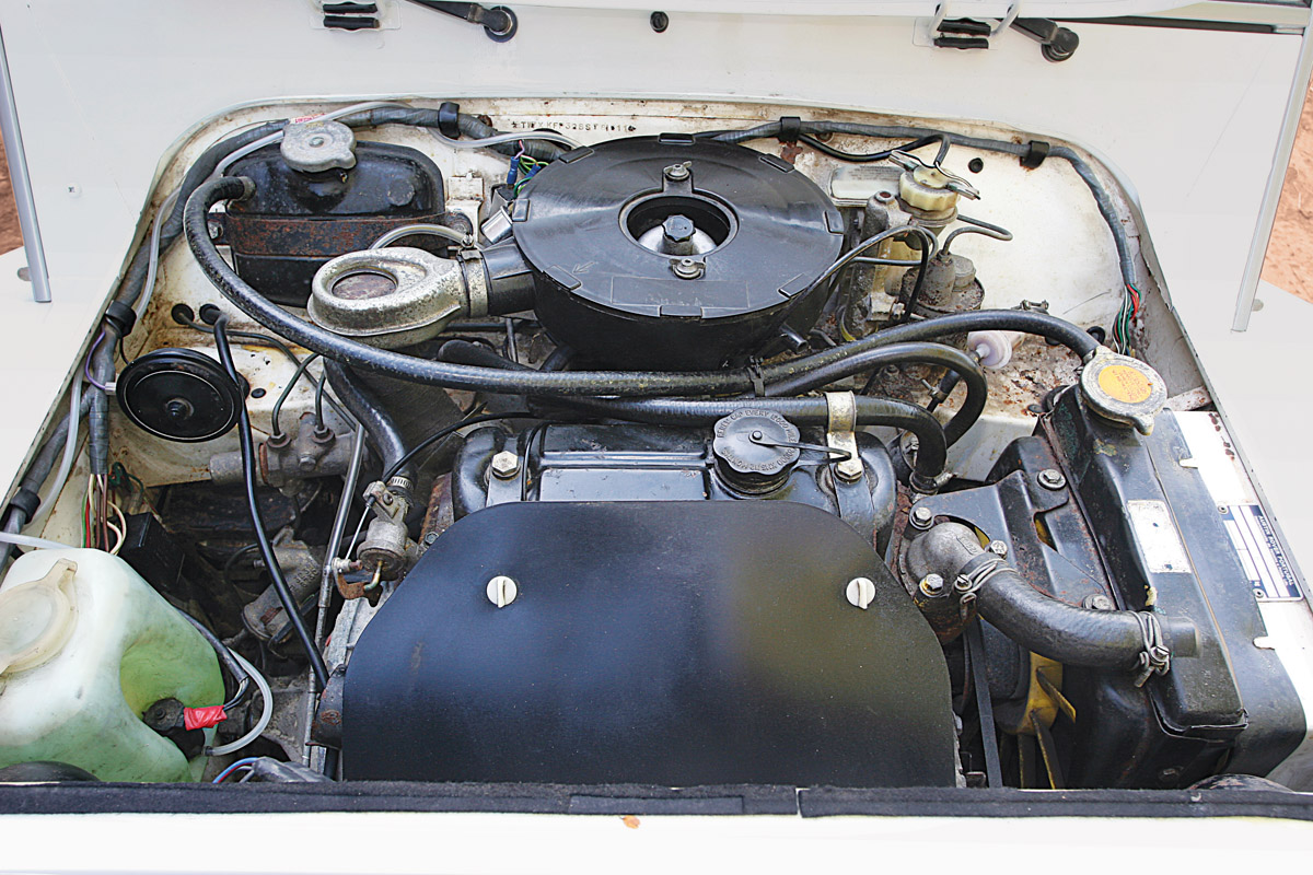 Motor des Mini Moke