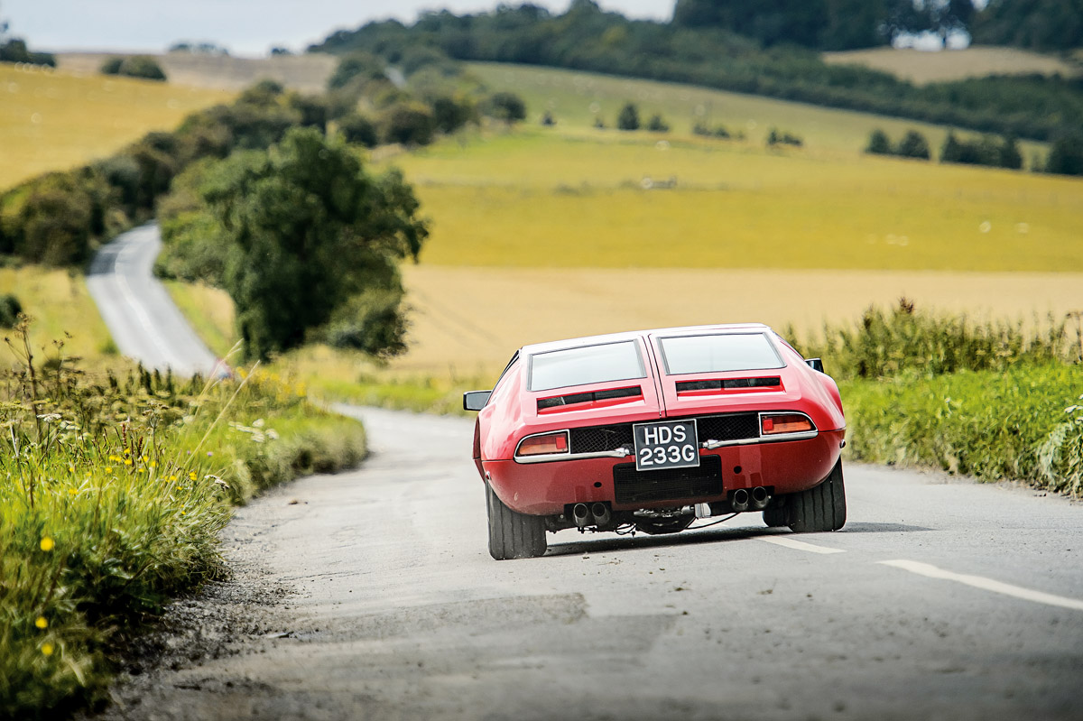 De Tomaso Mangusta, Langbourne Photograph: James Lipman +44 7803 885275