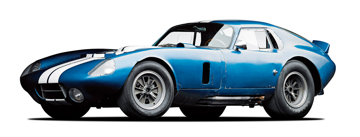 Shelby Cobra Daytona Coupé im Seitenprofil