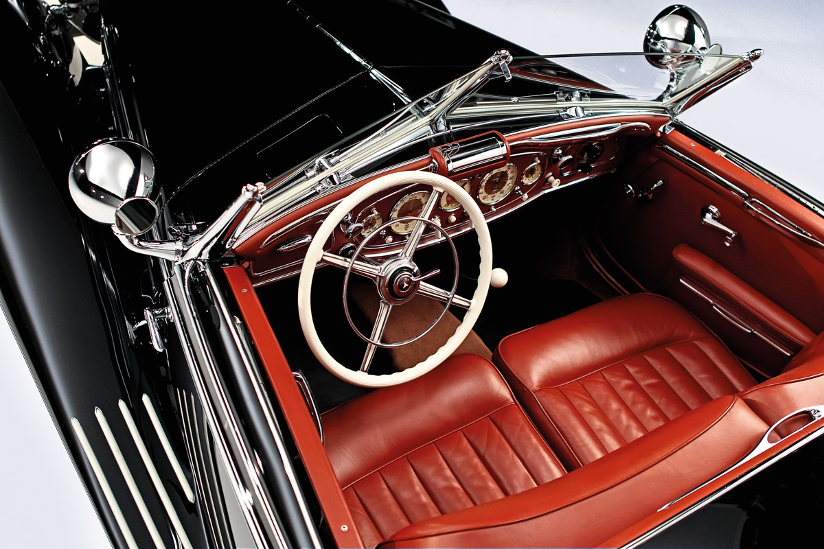 Cockpit des Mercedes-Benz 540K Spezial-Roadster