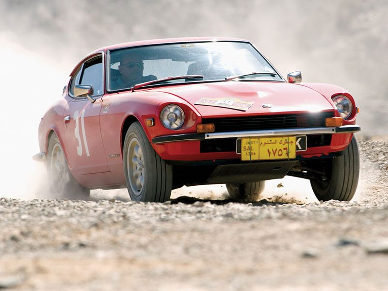 Datsun 240Z im Rallyeeinsatz